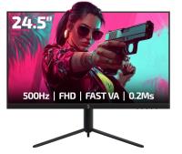 GAMEPOWER Lucid S50 24.5¨ 500Hz 0.2Ms Fast VA E Spor 10 Bit Pivot FHD RGB Gaming Monitör - 1